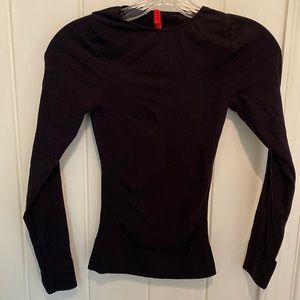 SPANX Top On Top & In Control High Neck Long Sleeve Shaping Tee